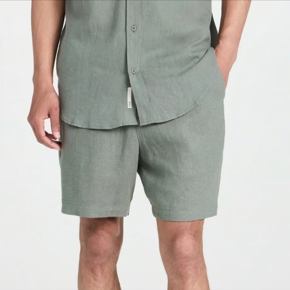 Onia Classic Pull On Linen Short 6 Inches - Small - New With Tags - Color Agave